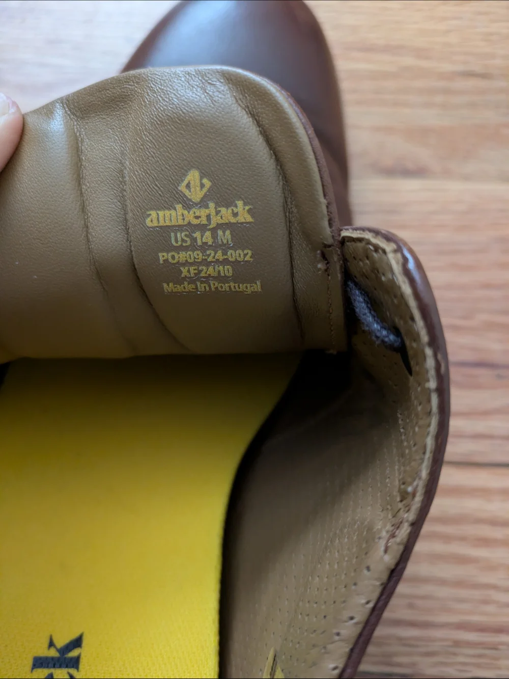 The Original Men's Brown Leather Derby Oxfords with Cushioned Insole